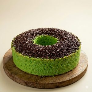 Bolu Pandan Topping Seres